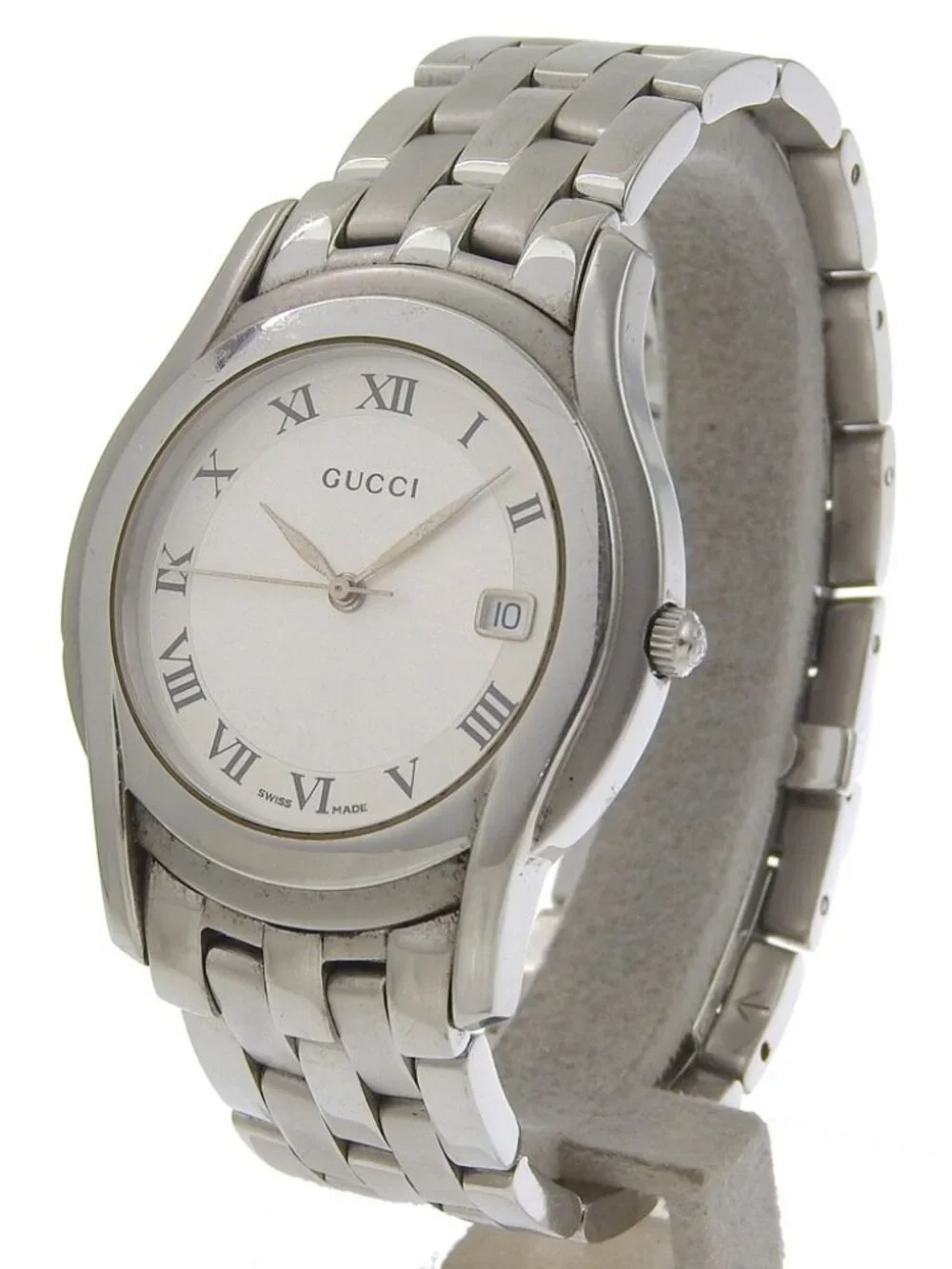 GUCCI Watches 5500M Silver SilverDial Stainless Steel Quartz Analog displa... - Picture 9 of 13